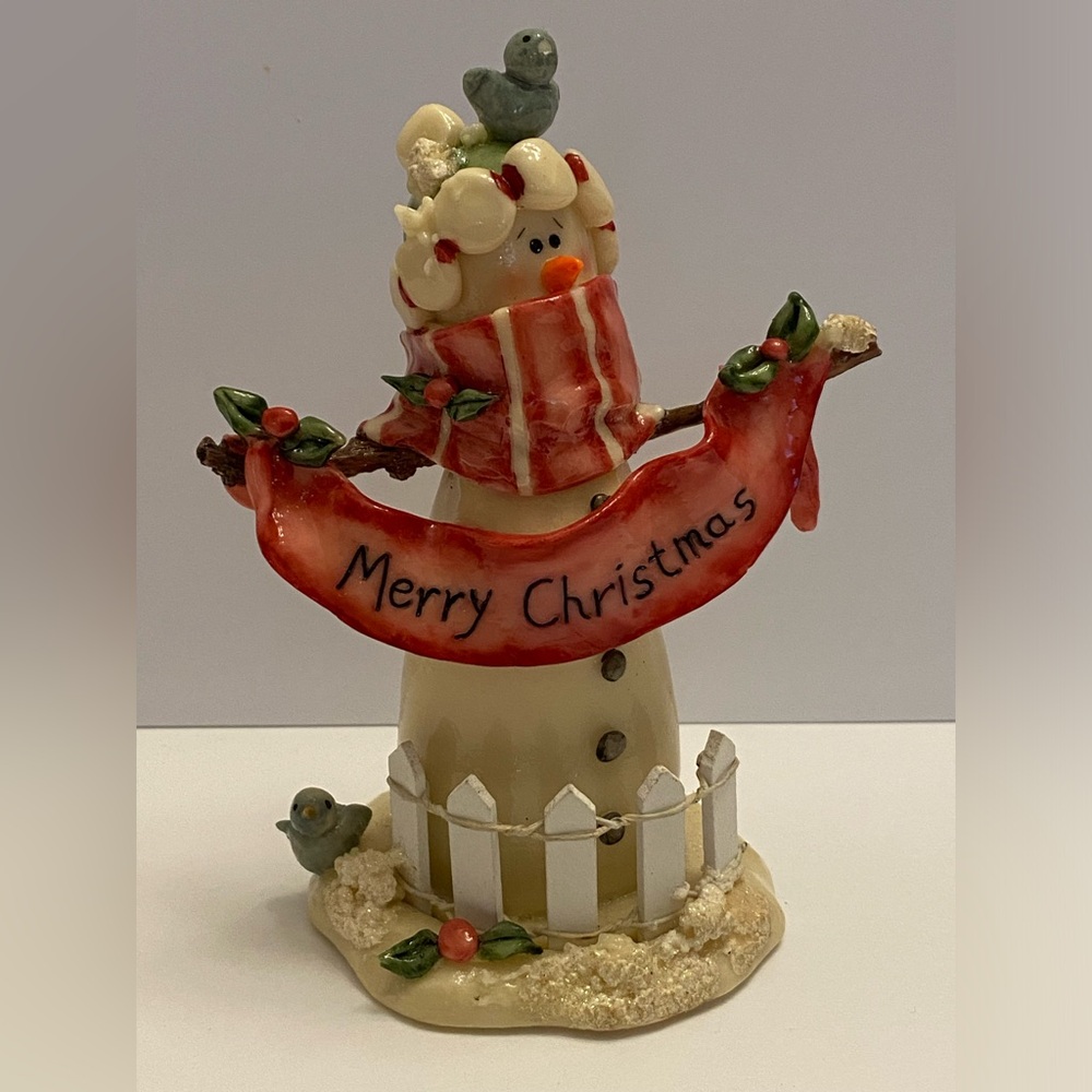 2000 Nancye Williams Christmas Snowman Figure NW2081 Coyne’s & Company Vintage